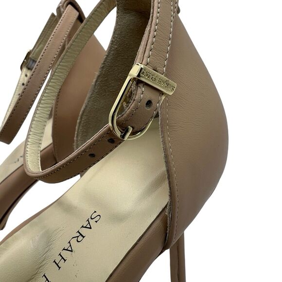 Sarah Flint Perfect Sandal 85 In Sand Calf Size 39.5 - Picture 6 of 10